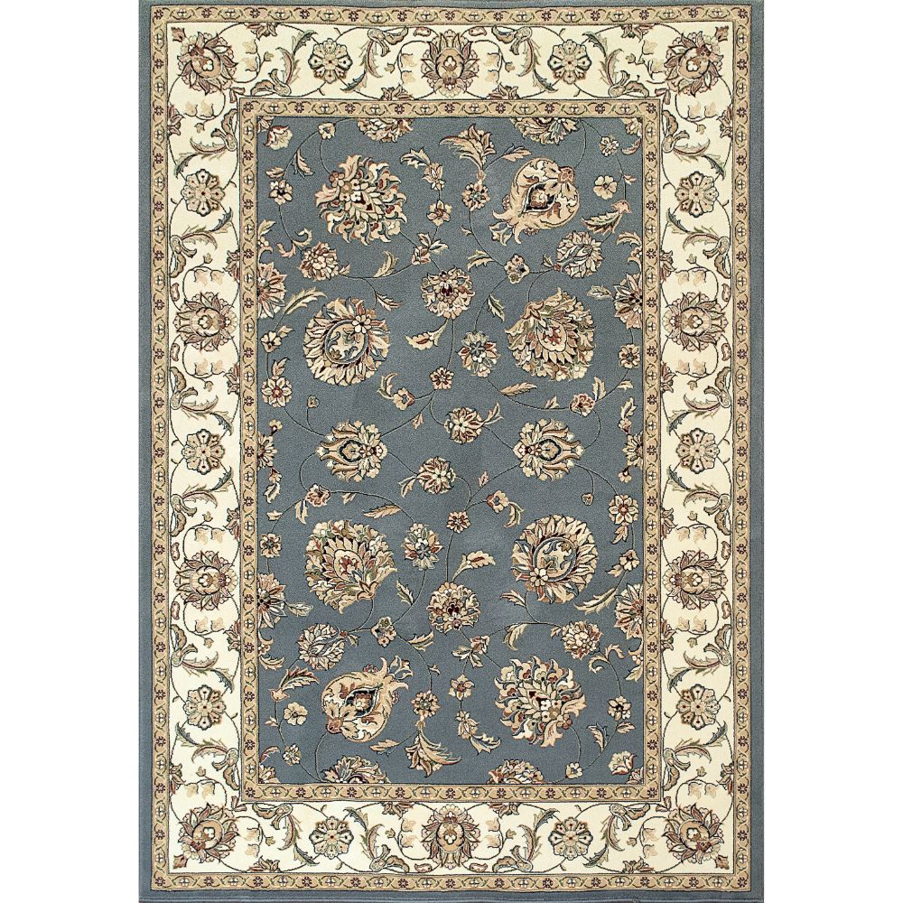 Dynamic Rugs 57365-5464 Ancient Garden 9.2 Ft. X 12.10 Ft. Rectangle Rug in Light Blue/Ivory